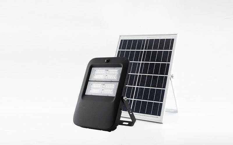 remote controlled solar powered flood light