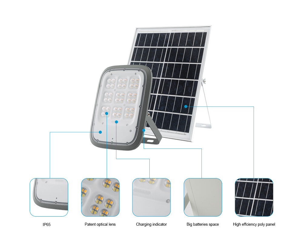 solar powered flood light