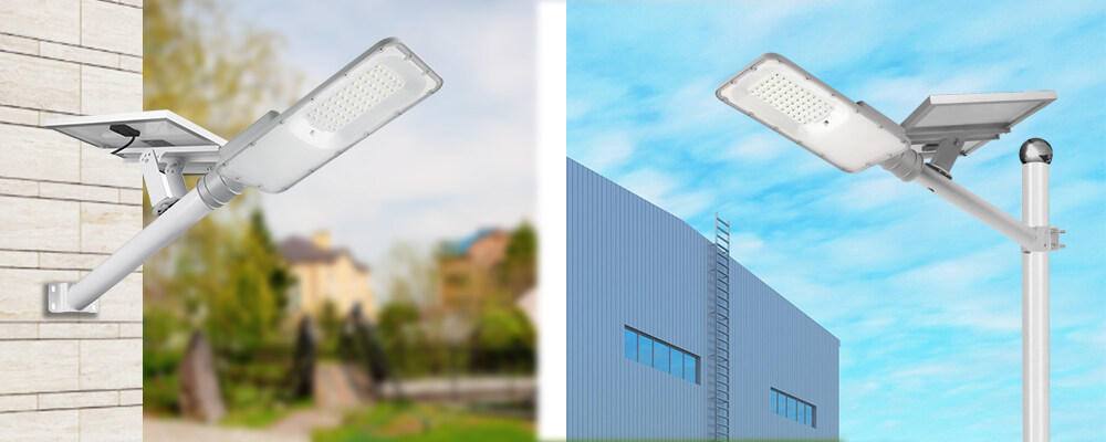 solar street light with battery