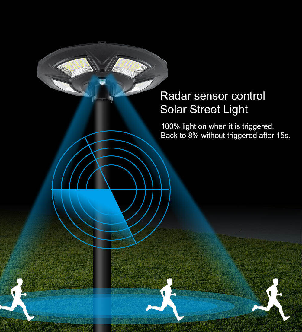 solar garden lights with remote panel