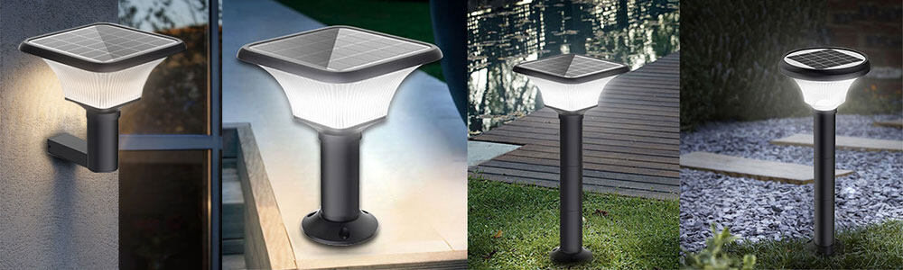 Bollard Solar Garden Lights