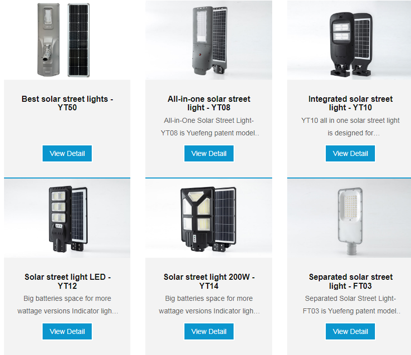 Best Solar Street Light Manufacturer In China