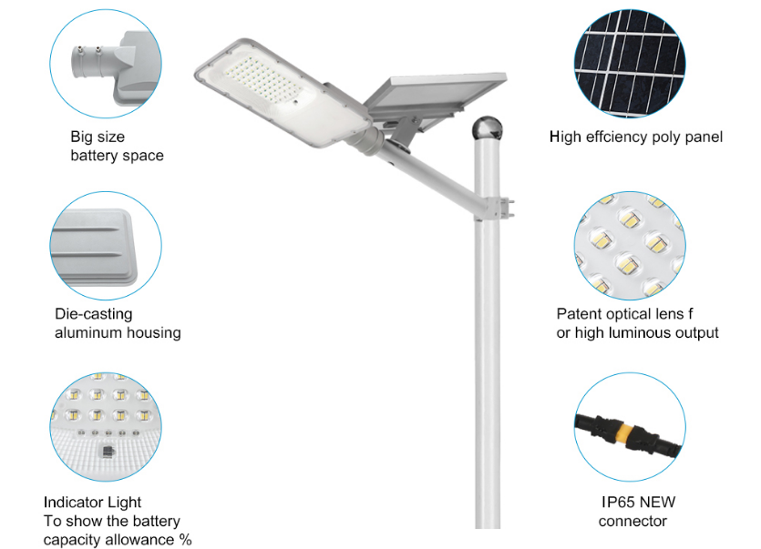 Separated Solar Street Light