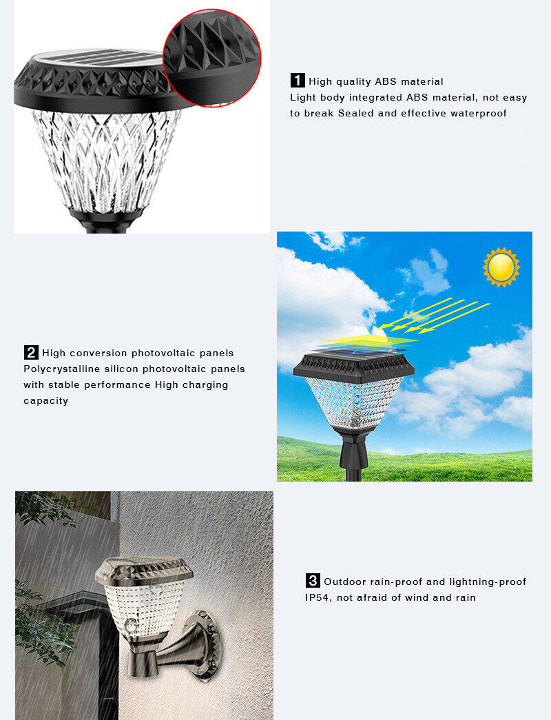 waterproof solar lights for garden