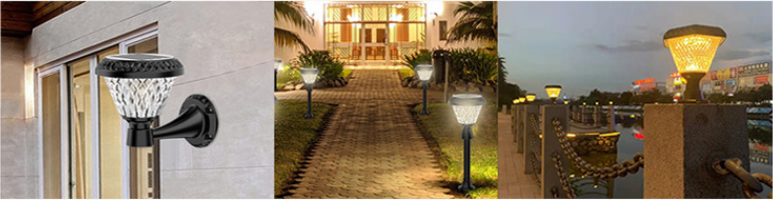 solar powered garden lantern lights